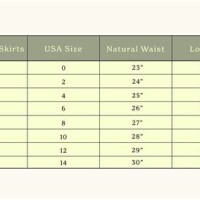 American Women S Jeans Size Chart