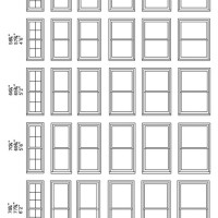 Andersen Window Standard Size Chart