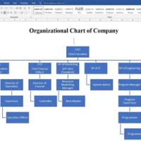 Anization Chart In Word