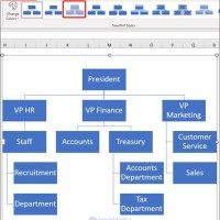 Anizational Chart In Excel 2016