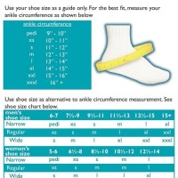 Ankle Brace Size Chart