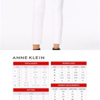 Anne Klein Size Chart