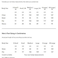 Arc Teryx Jacket Size Chart