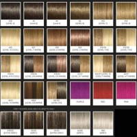 Argan Oil Semi Permanent Hair Color Chart