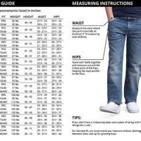 Arizona Jeans Husky Size Chart