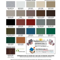 Asc Metal Roofing Color Chart