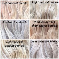 Ash Blonde Hair Color Chart