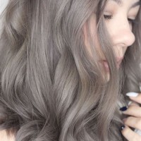 Ashy Gray Hair Color Chart