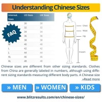 Asian Men S Clothing Size Conversion Chart