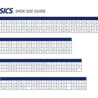 Asics Shoe Size Chart Australia