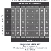 Asics Sports Bra Size Chart