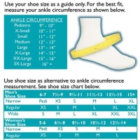 Aso Ankle Brace Shoe Size Chart