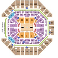 At T Center Seating Chart With Rows And Seat Numbers