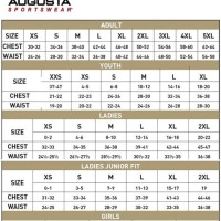 Augusta Baseball Jersey Size Chart