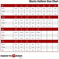 Australian Men S Shorts Size Conversion Chart