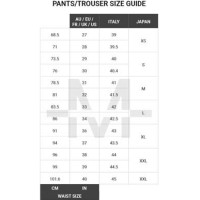 Australian Standard Size Mens Pants Chart Australia