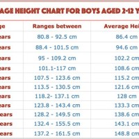 Average Height 12 Year Old Boy Growth Chart