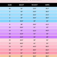 B Smart Dress Size Chart