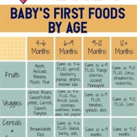 Baby Food Chart By Age