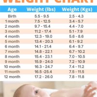 Baby Ideal Height Weight Chart