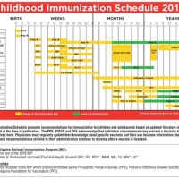 Baby Immunization Schedule Chart Philippines