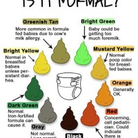 Baby Poo Colour Chart Green