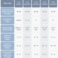 Baby Sleep Patterns Chart