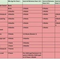 Baby Vaccination Chart India 2020