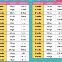 Baby Weight Chart At 32 Weeks In Kg