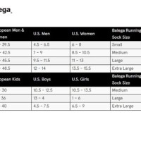 Balega Socks Size Chart Uk