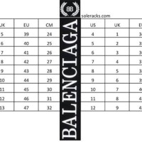 Balenciaga Shoe Size Chart Mens