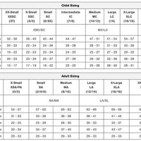 Balera Tap Shoe Size Chart