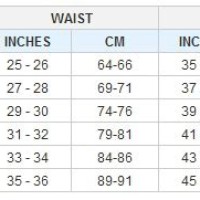 Bali Size Chart