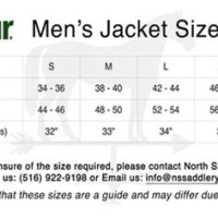 Barbour Quilted Jacket Size Chart