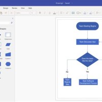 Basic Flowchart Template Visio 2016