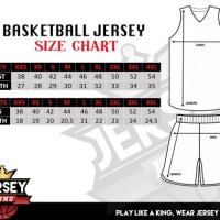 Basketball Jersey Size Chart By Height