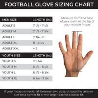 Battle Youth Football Gloves Size Chart