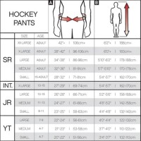 Bauer Hockey Equipment Sizing Chart