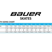 Bauer Skate Size Chart Youth