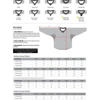 Bauer Youth Hockey Jersey Size Chart