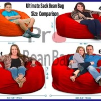 Bean Bag Size Chart