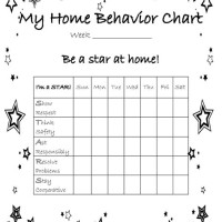 Behavior Chart For 7 Year Old Boy