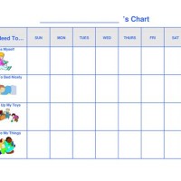 Behavior Charts For Kindergarten Printable