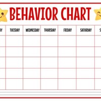 Behaviour Sticker Chart Printable