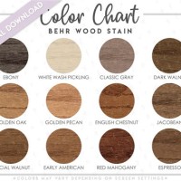 Behr Exterior Deck Stain Color Chart