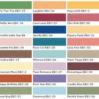 Behr Interior Paint Color Chart