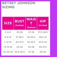 Betsey Johnson Size Chart