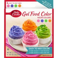 Betty Crocker Neon Gel Food Coloring Chart