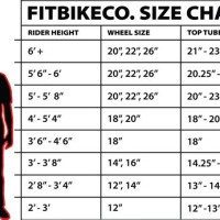 Bicycle Bike Frame Size Chart