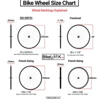 Bicycle Wheel Size Chart Cm